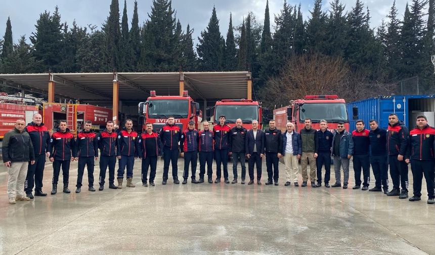 Başkan Gül'den ateş savaşçılarına ziyaret