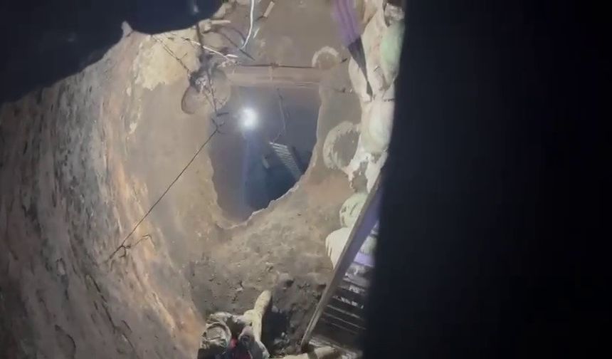 Evinin bahçesinde define arayan şahıs, 40 metre derinlik ve 3 metre genişlikte kuyu açtı