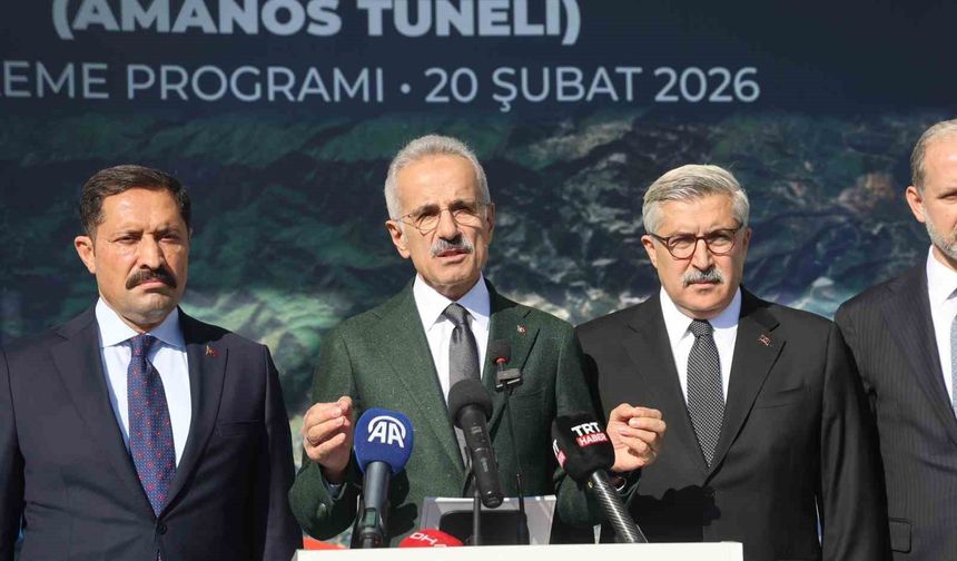 Güneydoğu Anadolu ve Arap yarımadasını İskenderun Körfezi'ne doğrudan bağlayacak projede inşa çalışmalarına başlandı