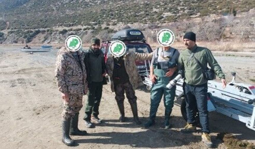 Isparta'da av koruma denetimlerinde 3 avcıya idari işlem