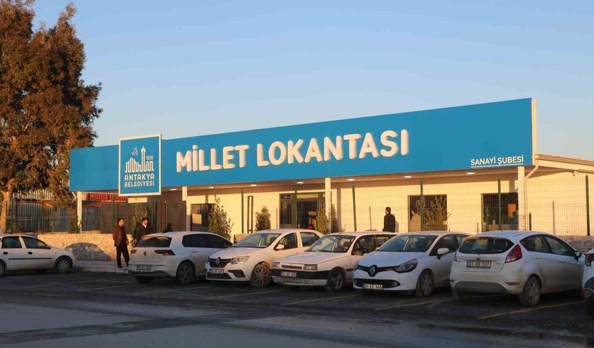 Antakya Belediyesi Millet Lokantası sanayi şubesi hizmete açıldı