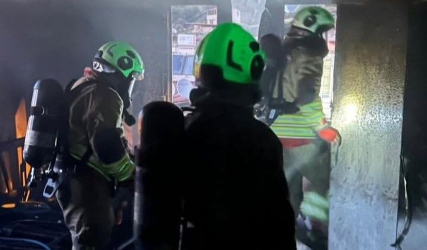 Antakya'da mesken yangını