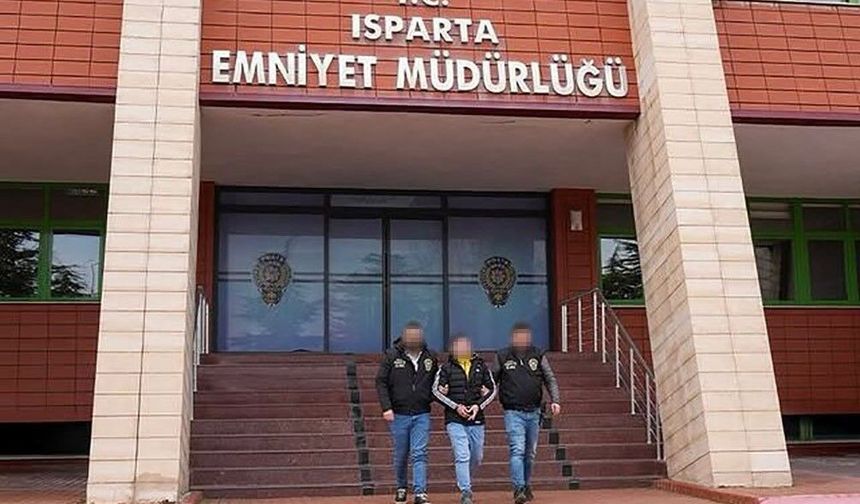 Isparta'da 24 yıl 11 ay hapis cezası bulunan firari yakalandı