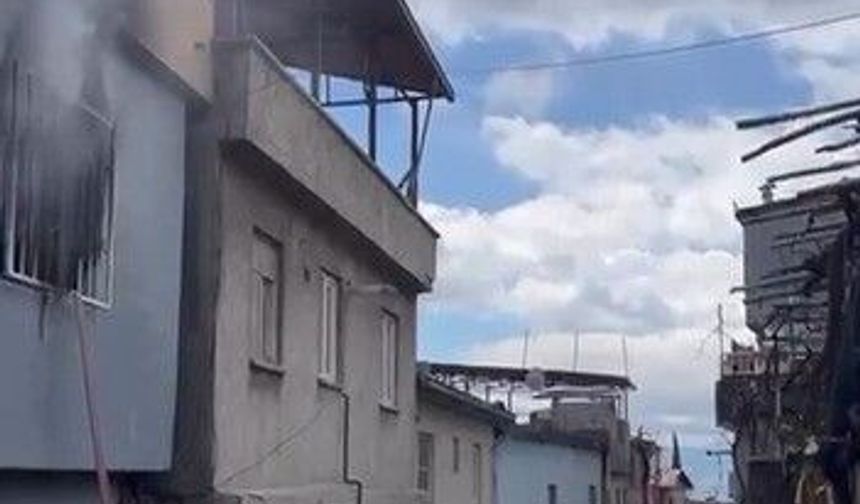 Kahramanmaraş'ta ev yangını: 1 yaralı