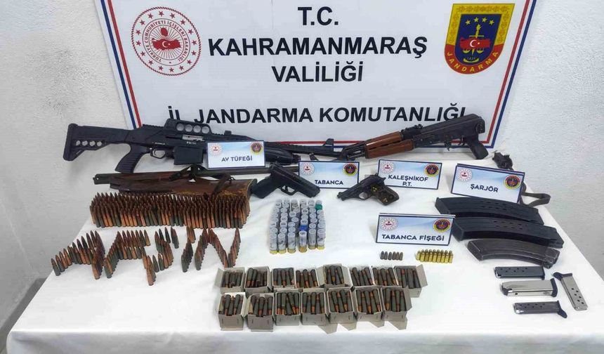 Kahramanmaraş'ta silah kaçakçılığı operasyonunda 1 tutuklama