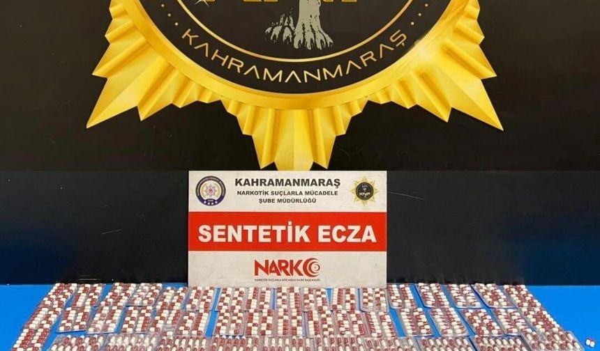 Kahramanmaraş'ta uyuşturucu operasyonları: 4 tutuklama