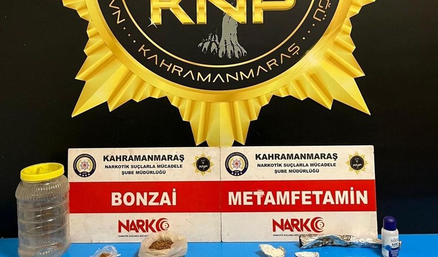 Kahramanmaraş'ta uyuşturucu operasyonu: 1 tutuklama