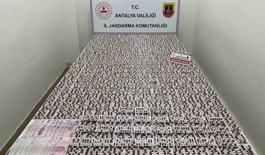 Kepez'de 15 bin adet uyuşturucu hap ele geçirildi