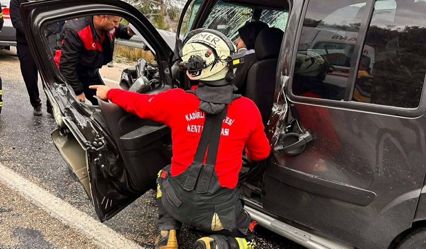 Osmaniye'de trafik kazası 1 ölü 3 yaralı