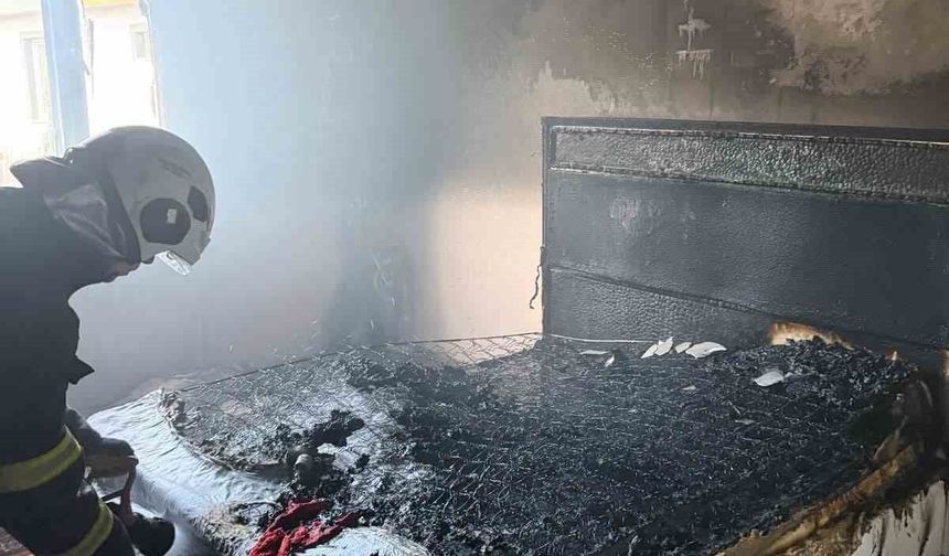 Antakya'da ev yangını