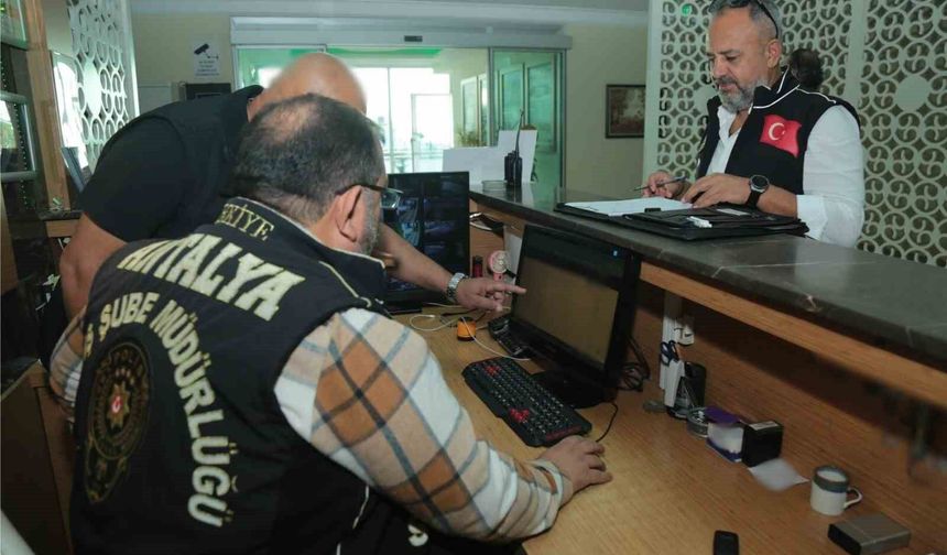 Antalya'da konaklama ve araç kiralama firmalarına eş zamanlı denetim