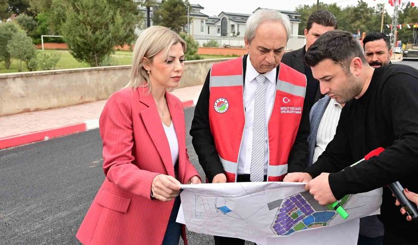 Duacı'da alt yapı çalışmaları tamamlanan 34 sokağa sıcak asfalt