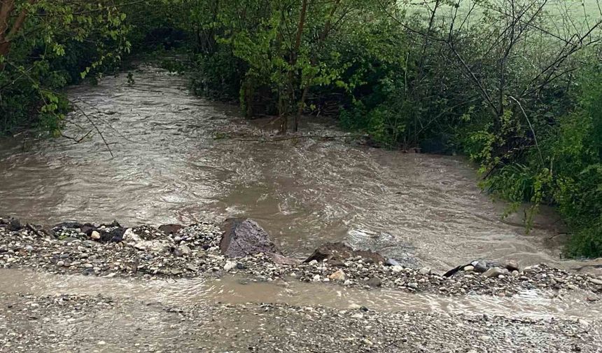 Düziçi'nde şiddetli yağış: Tarım arazileri ve yollar sular altında kaldı