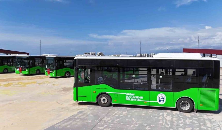 HBB'den İskenderun'a 8 yeni otobüs