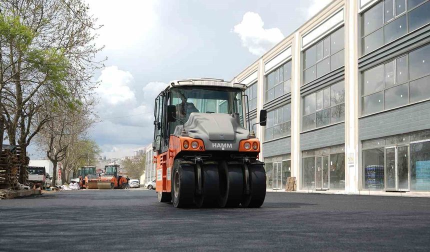 Kahramanmaraş'ta asfalt çalışmaları