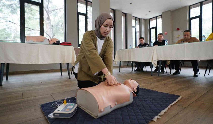 Kahramanmaraş'ta belediye personellerine ilk yardım eğitimi
