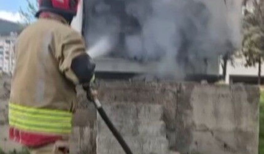 Kahramanmaraş'ta trafoda yangını paniği