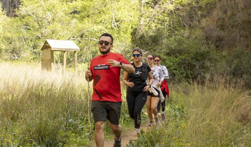 Mersin'de Kilikya Ultra Maratonu öncesi tanıtım koşusu yapıldı