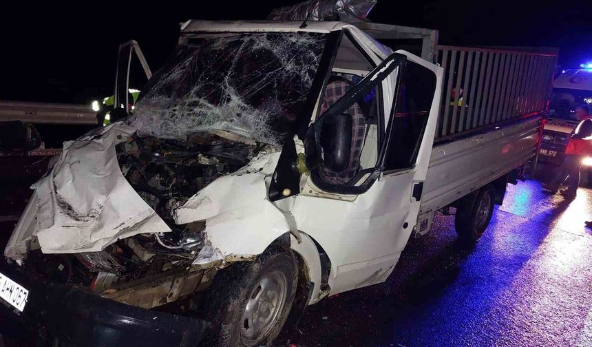 Sağanak yağış kazaları beraberinde getirdi: 1 ölü, 3 yaralı