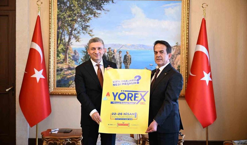 Vali Şahin: 'YÖREX Antalya'nın markası'