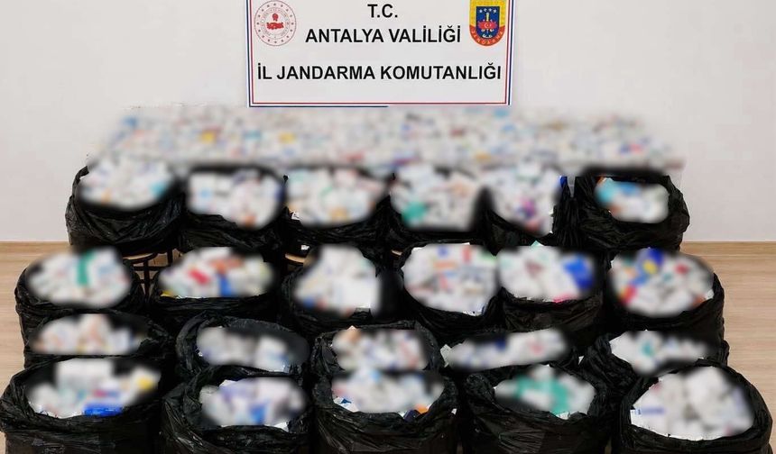 Gazipaşa'da 164 bin adet sentetik hap ele geçirildi