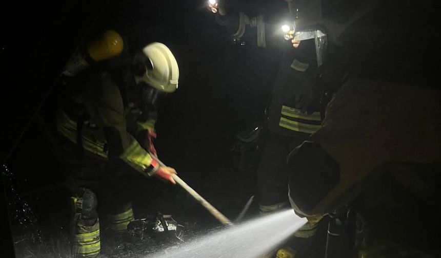 Hatay'da çıkan ev yangını kısa sürede söndürüldü