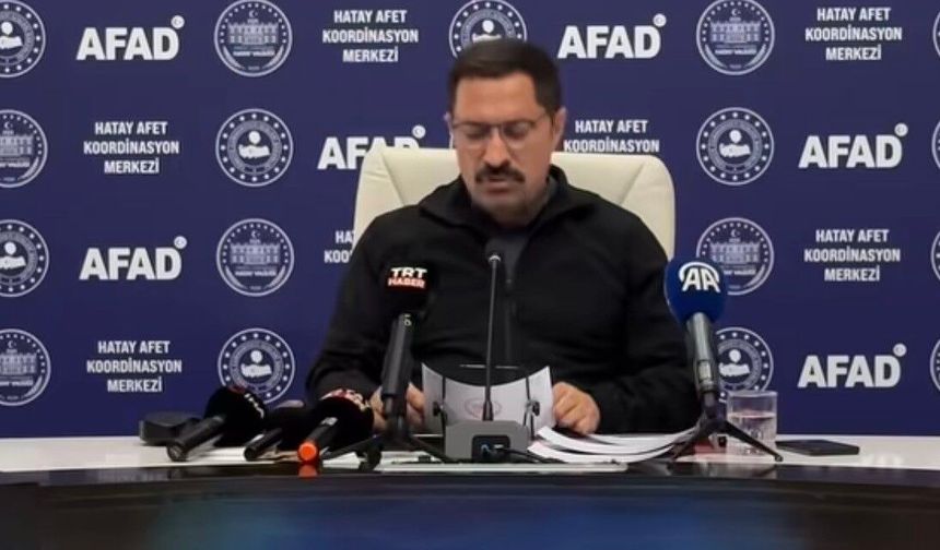 Hatay'da sel ve heyelan sonrası Vali Masatlı'dan açıklama