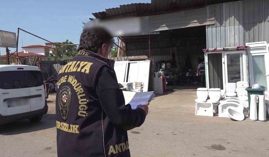 İkinci el eşya satan iş yerlerine eş zamanlı denetim