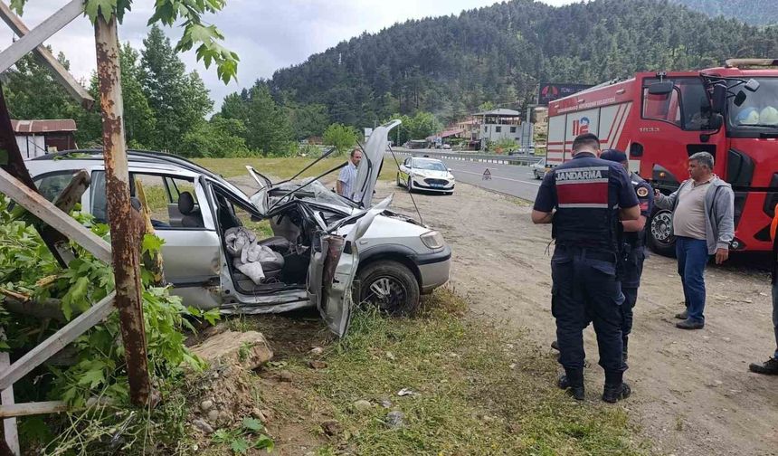 Kahramanmaraş'ta trafik kazası: 1 yaralı