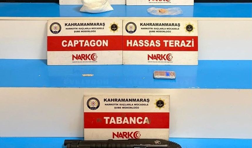 Kahramanmaraş'ta uyuşturucu operasyonu: 1 tutuklama