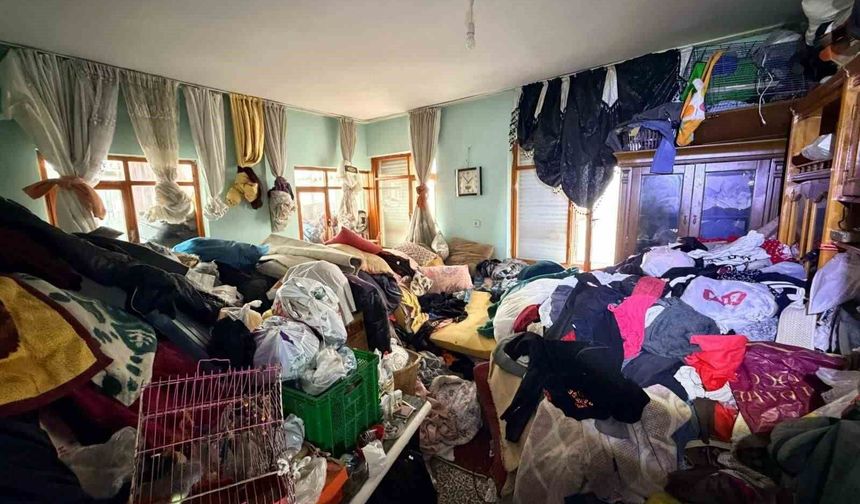 Kepez'de çöp ev operasyonu