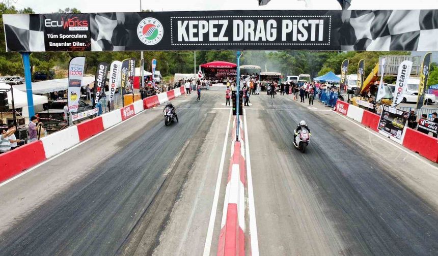 Kepez'de motodrag heyecanı başladı