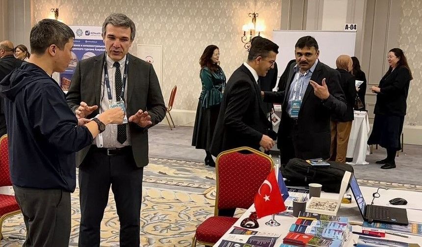 Mersin Üniversitesi Hastanesi Kazakistan'daki Sağlık Turizmi Fuarında tanıtıldı