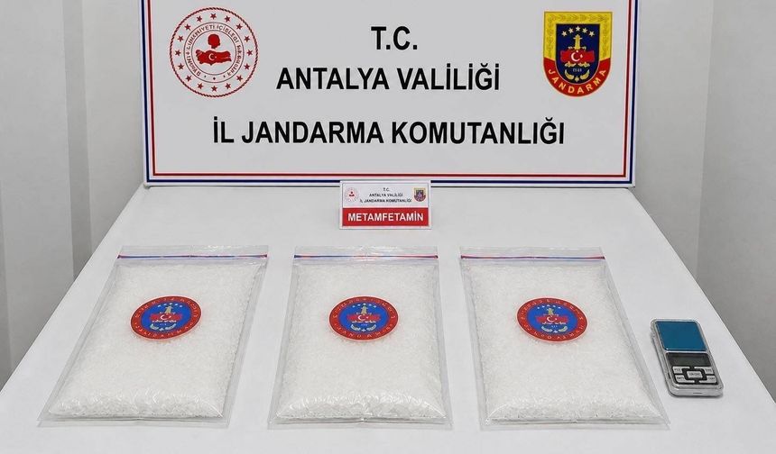 Serik'te uyuşturucu operasyonunda 2 tutuklama