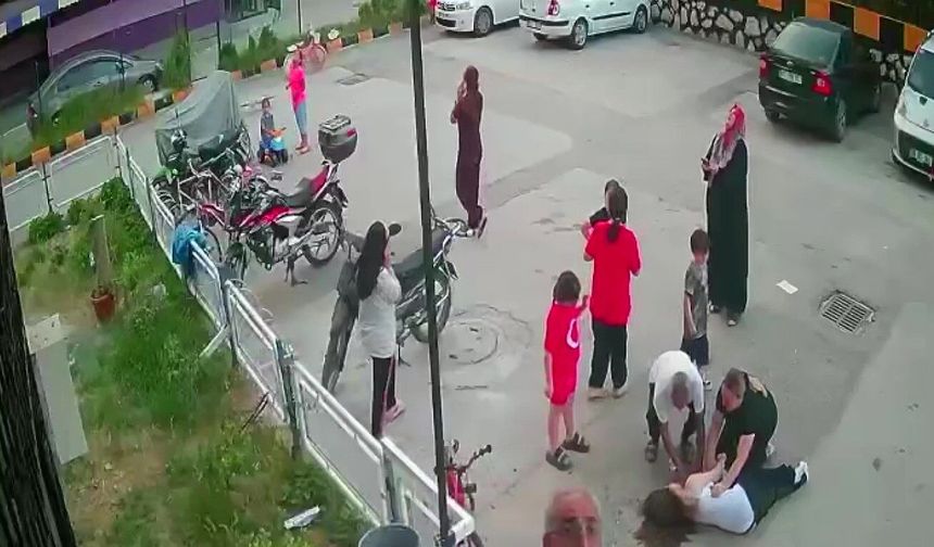 Adana'da 12. kattan düşen kız çocuğu hayata tutundu: Düşme anı kamerada