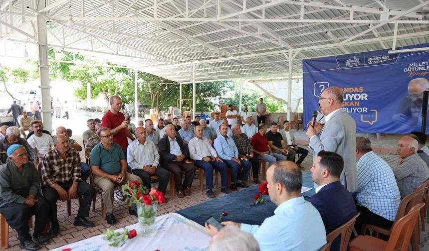 Başkan Yapar, Yaylacık Mahallesi'nde vatandaşlarla bir araya geldi