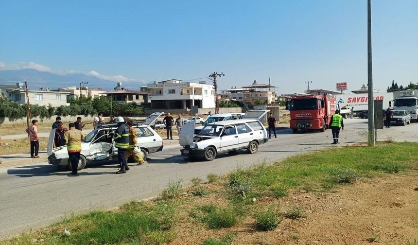 Hassa'da trafik kazası: 1 yaralı