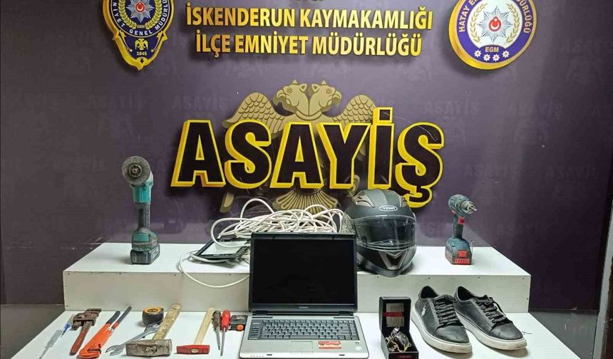 İskenderun'da hırsızlık yapan 4 şahıs tutuklandı
