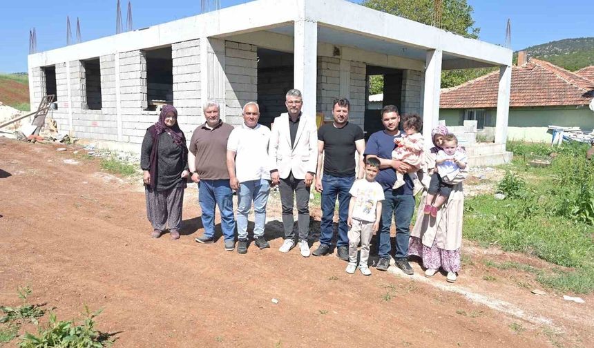 Isparta Belediyesi'nden Tezcan ailesine destek eli