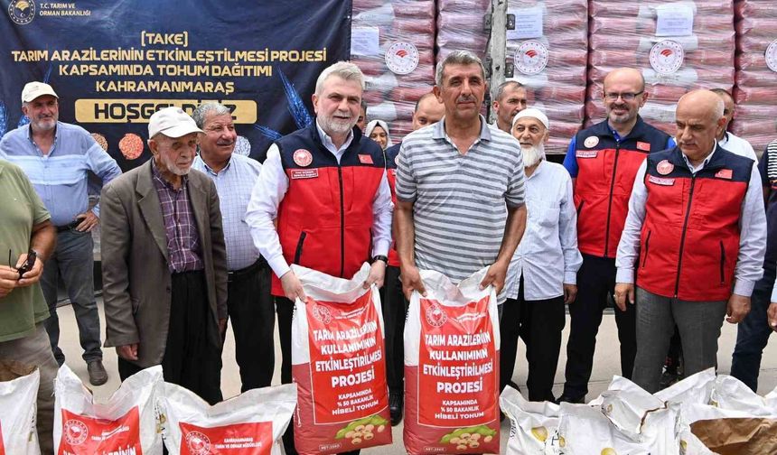 Kahramanmaraş'ta üreticilere 47 ton soya tohumu
