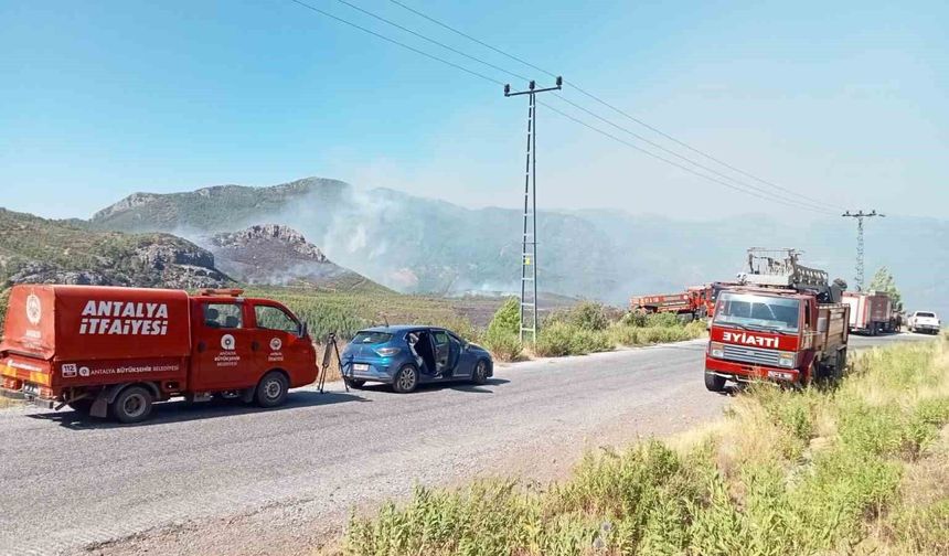 Büyükşehir itfaiyesi Antalya'nın dört bir yanında görev başında