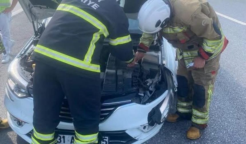Erzin-Dörtyol otoyolunda trafik kazası: 1 yaralı