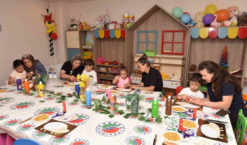 Kepez'de minik eller sanatla buluşuyor
