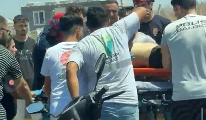 Adana'da sulama kanalına düşen kişi hastaneye kaldırıldı