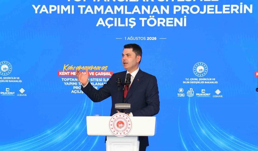 Bakan Kurum: 'Her yetişemezsiniz iddiasına, yeni bir anahtar teslimiyle cevap verdik'