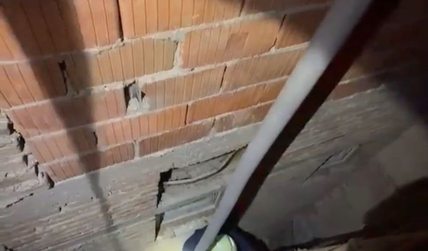 Düştüğü alana inebilmek için 1 saat hazırlık yapan itfaiye ekibine kediden son saniye sürprizi