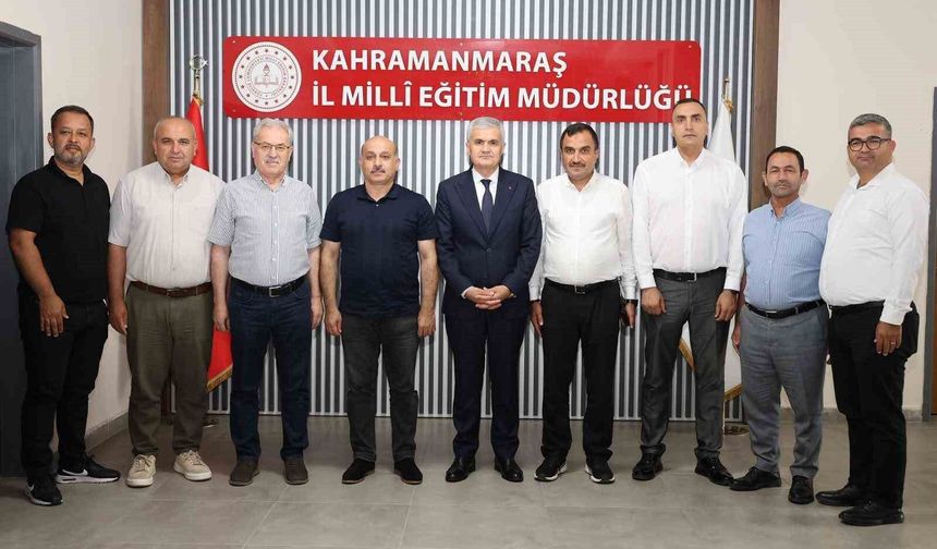 Eğitim-Bir-Sen Adana Şubesi Kahramanmaraş'ta temaslarda bulundu