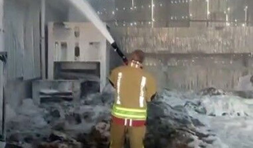 Kahramanmaraş'ta fabrika yangını