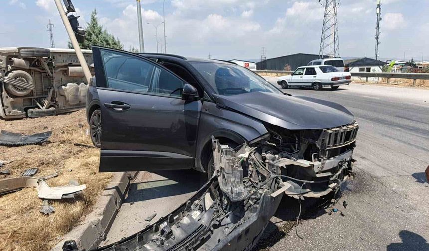 Kahramanmaraş'ta trafik kazası: 3 yaralı