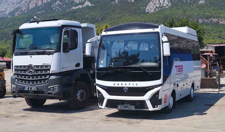 Kemer Belediye araç filosu genişliyor
